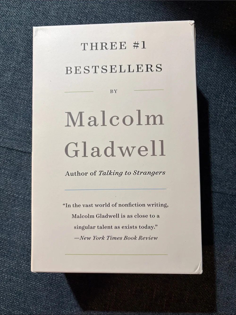 Malcolm Gladwell Paperback Box Set — White Spines